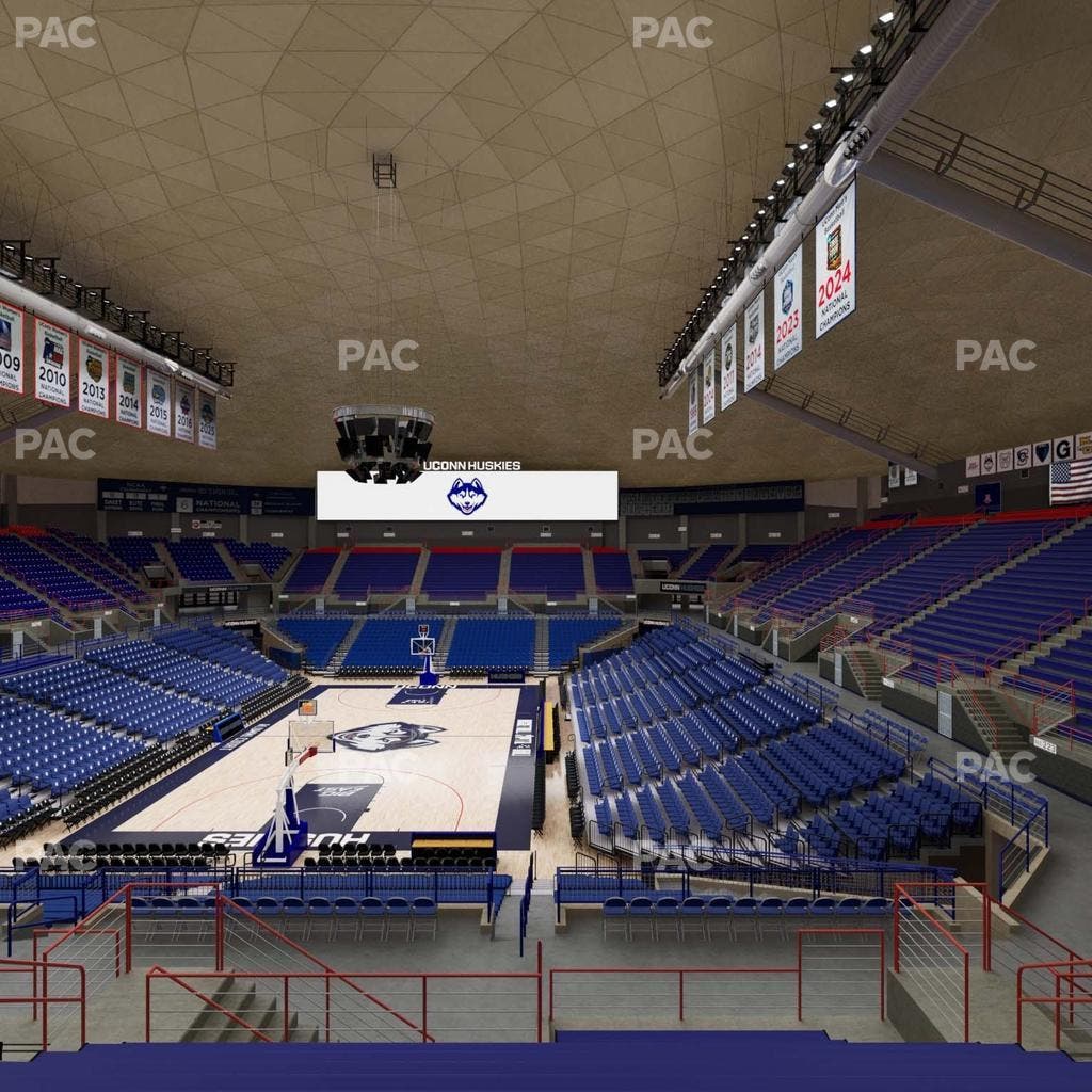 Gampel Pavilion - Section 202 Seat View