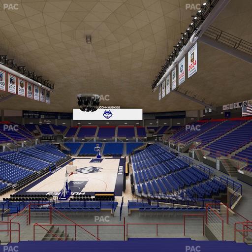 Gampel Pavilion - Section 202 Seat View