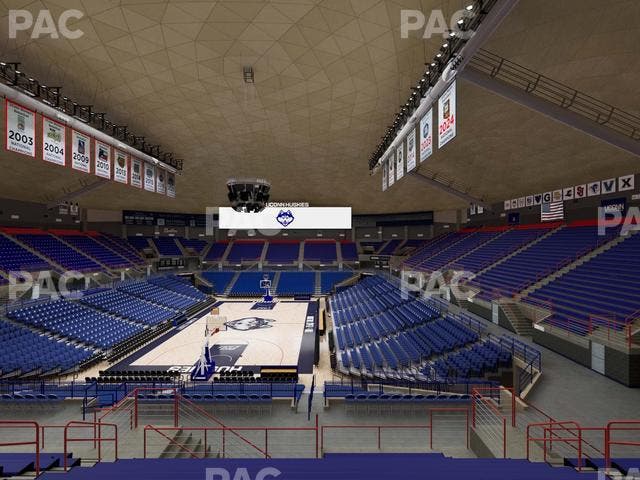 Gampel Pavilion - Section 202 Seat View