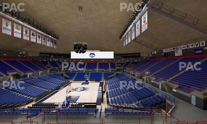 Gampel Pavilion - Section 202 Seat View