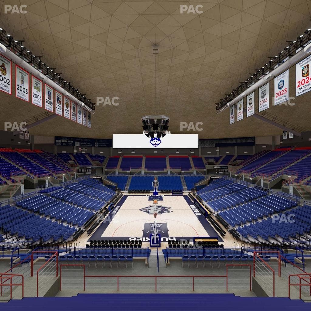Gampel Pavilion - Section 203 Seat View