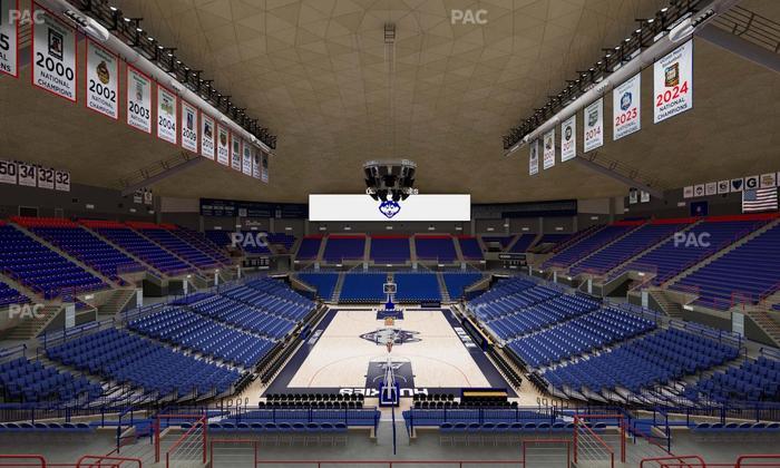 Gampel Pavilion - Section 203 Seat View