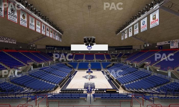 Gampel Pavilion - Section 203 Seat View