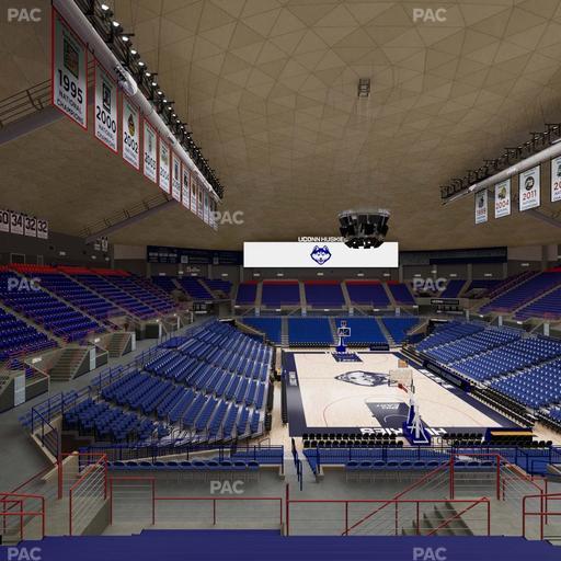 Gampel Pavilion - Section 204 Seat View