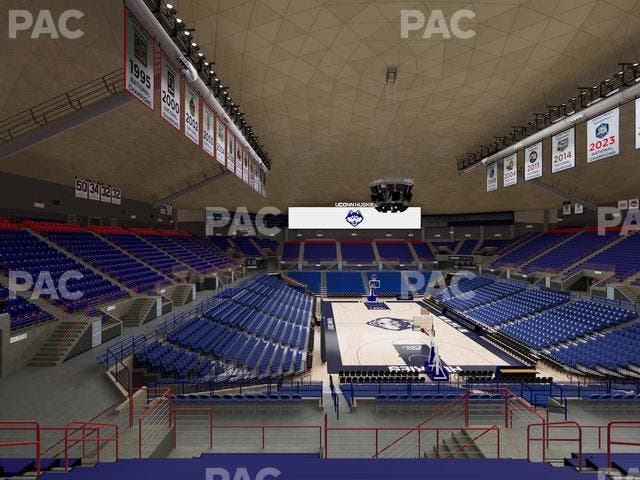 Gampel Pavilion - Section 204 Seat View