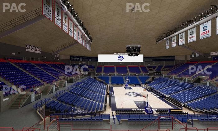 Gampel Pavilion - Section 204 Seat View
