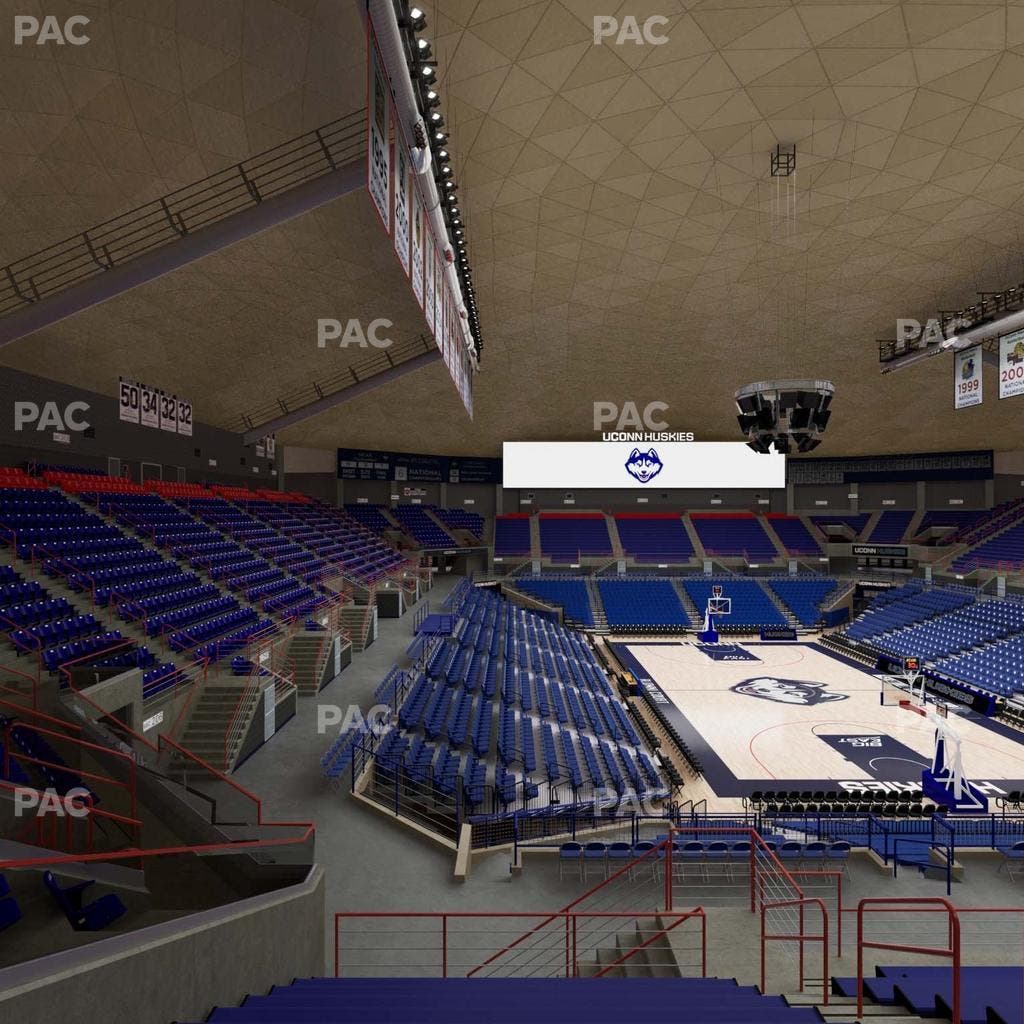 Gampel Pavilion - Section 205 Seat View