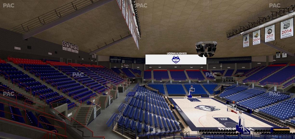 Gampel Pavilion - Section 205 Seat View