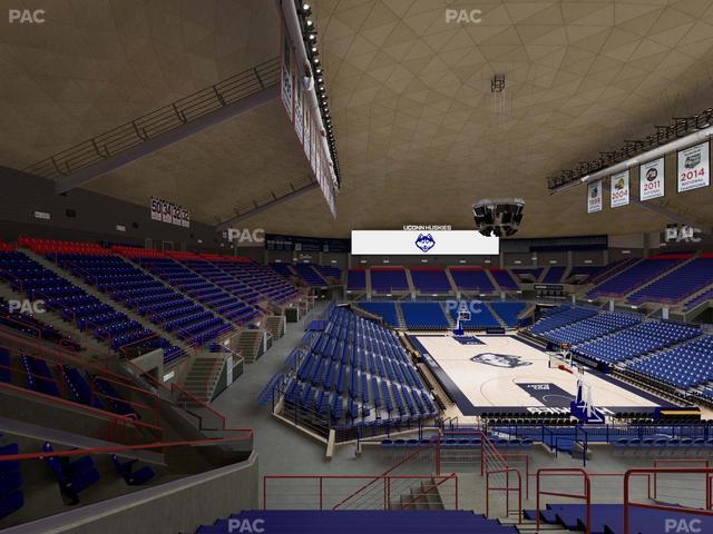 Gampel Pavilion - Section 205 Seat View