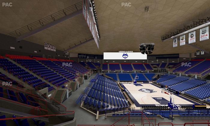 Gampel Pavilion - Section 205 Seat View