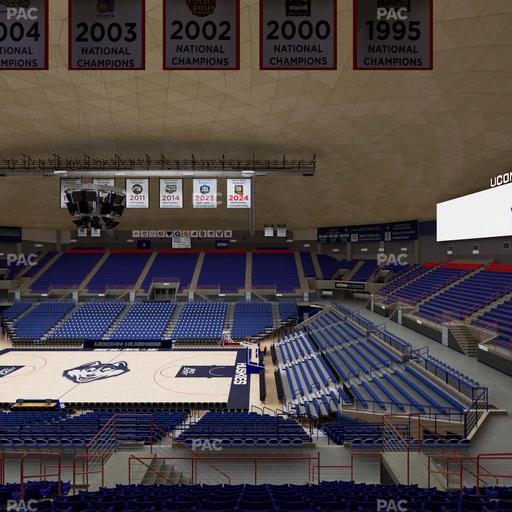 Gampel Pavilion - Section 207 Seat View