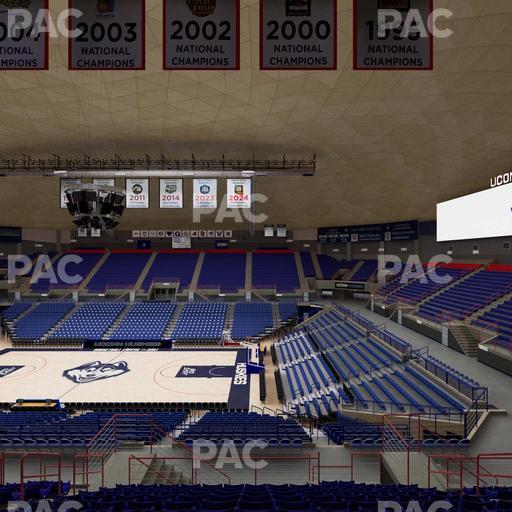 Gampel Pavilion - Section 207 Seat View