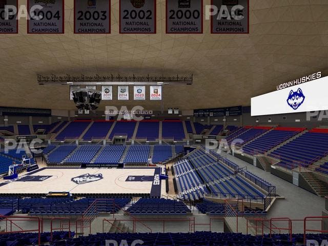 Gampel Pavilion - Section 207 Seat View