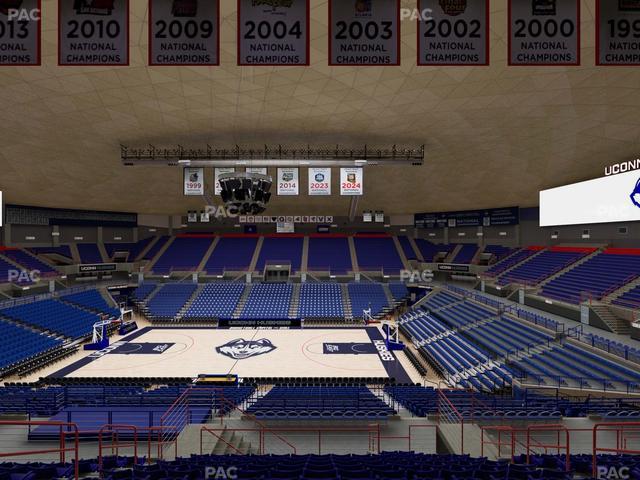 Gampel Pavilion - Section 208 Seat View