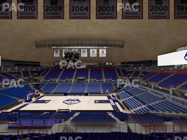 Gampel Pavilion - Section 208 Seat View