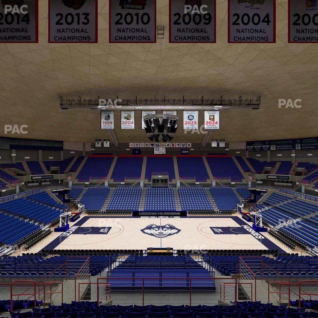 Gampel Pavilion - Section 209 Seat View