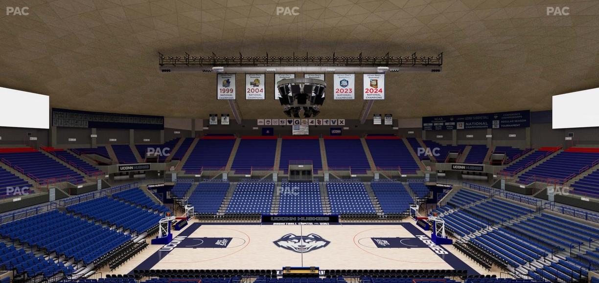 Gampel Pavilion - Section 209 Seat View