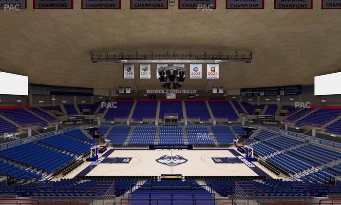 Gampel Pavilion - Section 209 Seat View