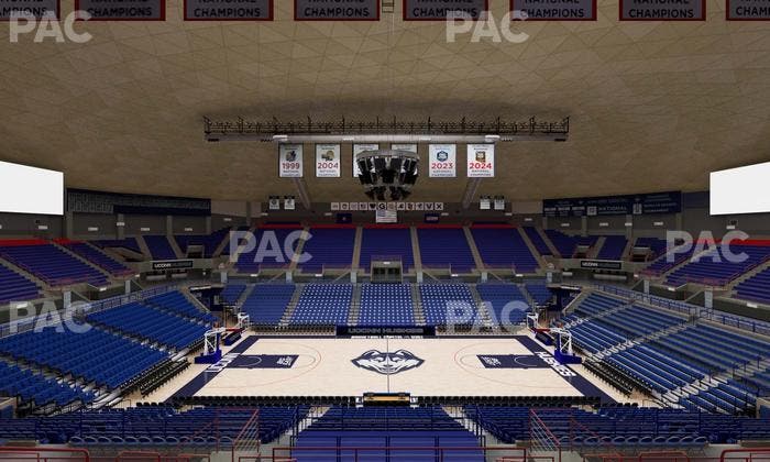 Gampel Pavilion - Section 209 Seat View