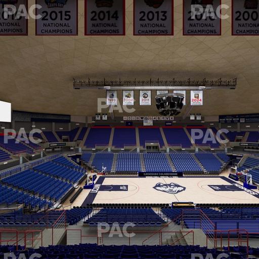 Gampel Pavilion - Section 210 Seat View