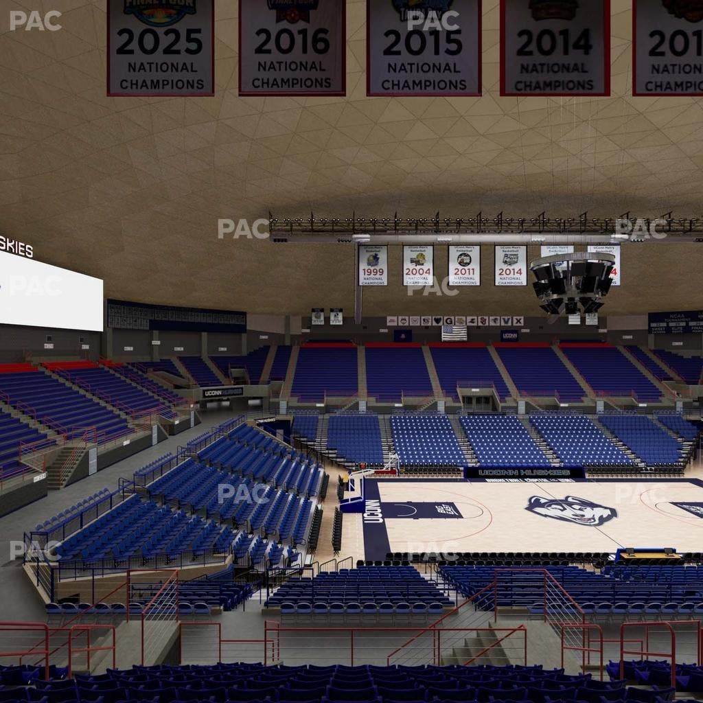 Gampel Pavilion - Section 211 Seat View
