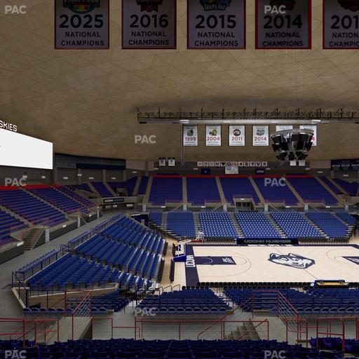 Gampel Pavilion - Section 211 Seat View