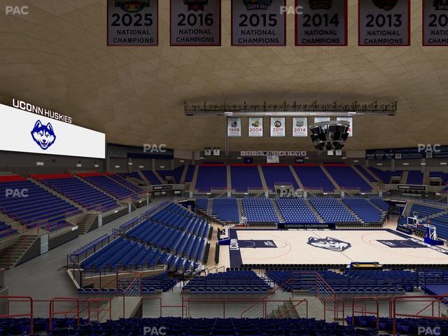 Gampel Pavilion - Section 211 Seat View