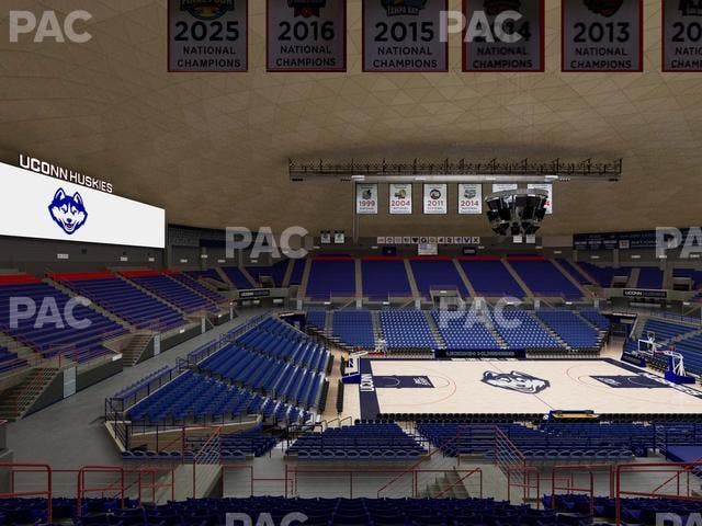 Gampel Pavilion - Section 211 Seat View