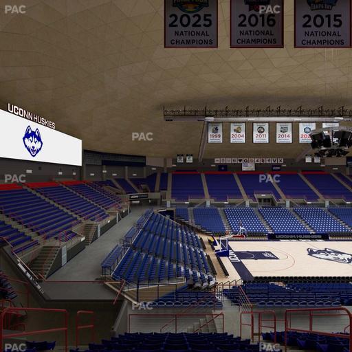 Gampel Pavilion - Section 212 Seat View