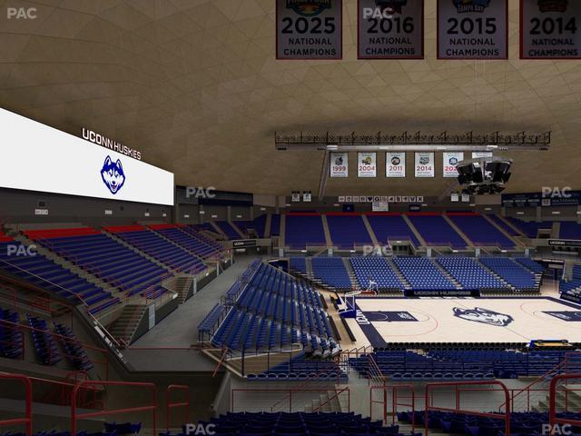 Gampel Pavilion - Section 212 Seat View