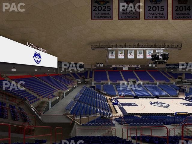 Gampel Pavilion - Section 212 Seat View