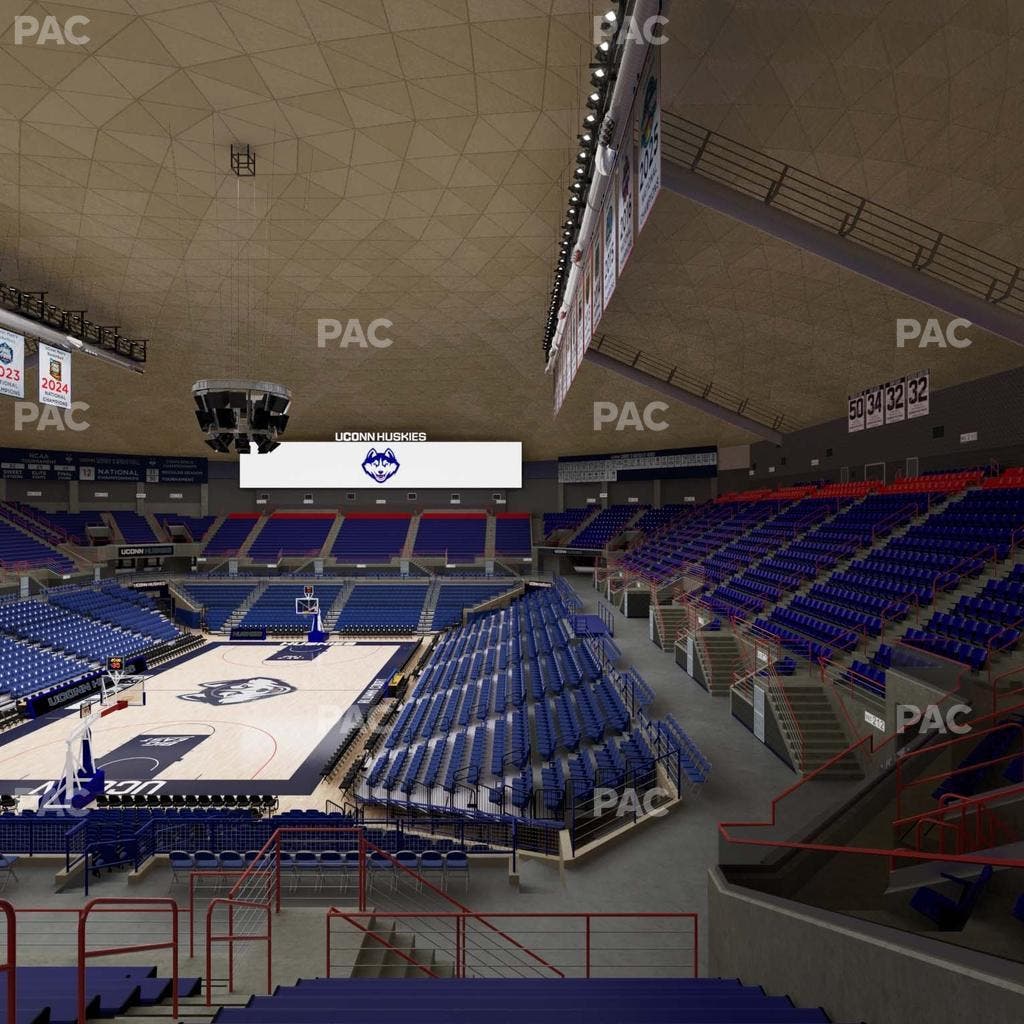 Gampel Pavilion - Section 213 Seat View