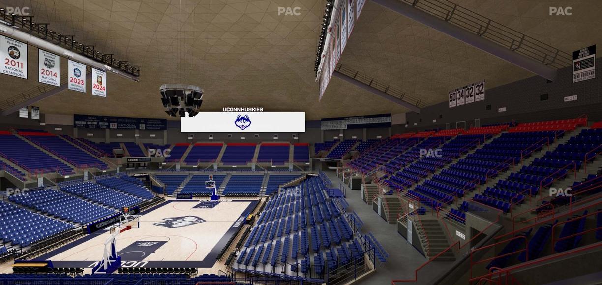 Gampel Pavilion - Section 213 Seat View