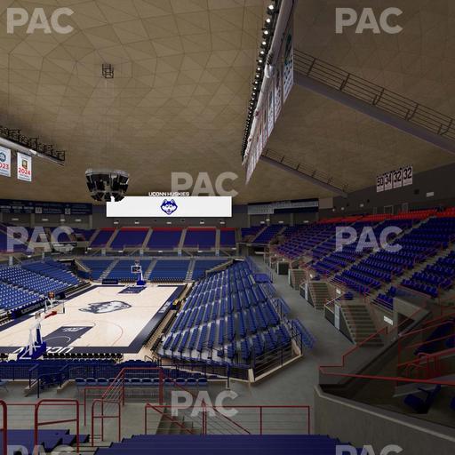 Gampel Pavilion - Section 213 Seat View