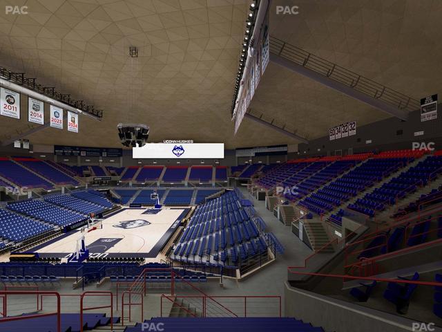 Gampel Pavilion - Section 213 Seat View