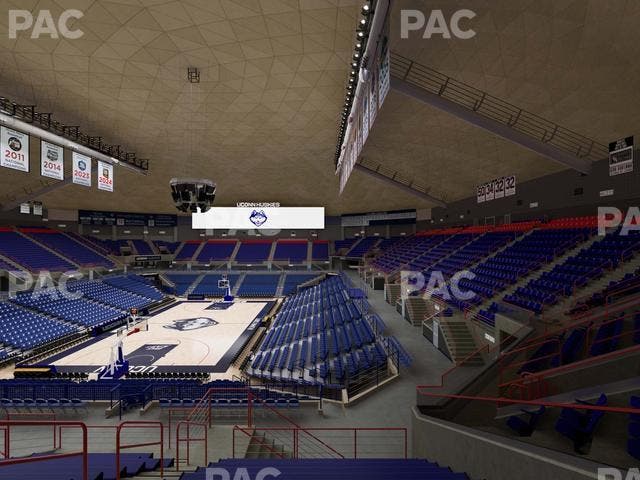 Gampel Pavilion - Section 213 Seat View