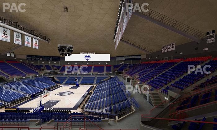 Gampel Pavilion - Section 213 Seat View