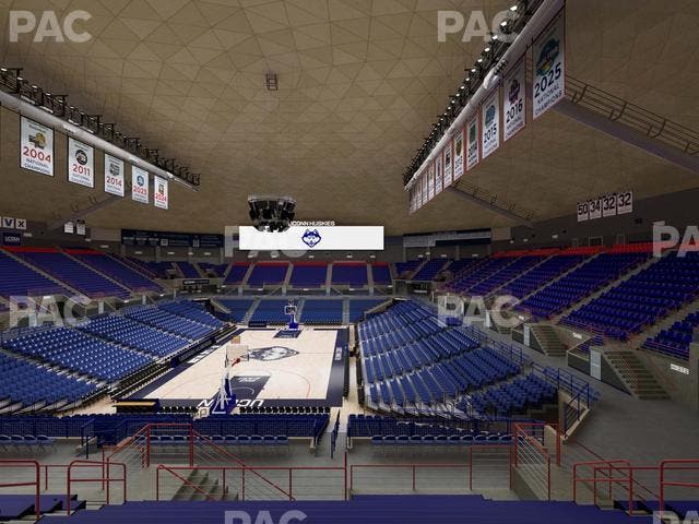 Gampel Pavilion - Section 214 Seat View