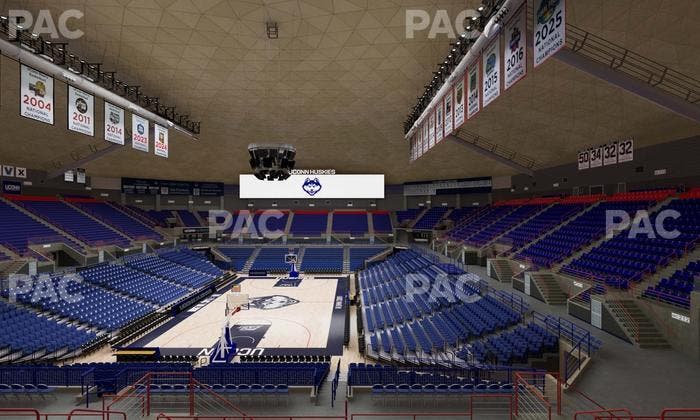 Gampel Pavilion - Section 214 Seat View