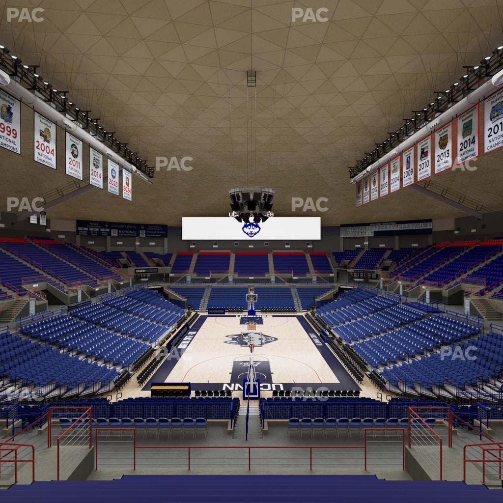Gampel Pavilion - Section 215 Seat View