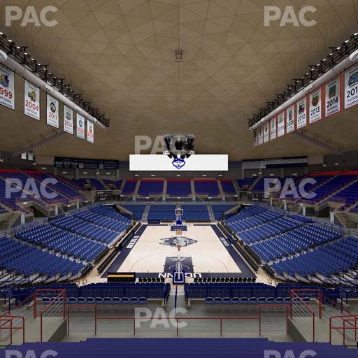 Gampel Pavilion - Section 215 Seat View