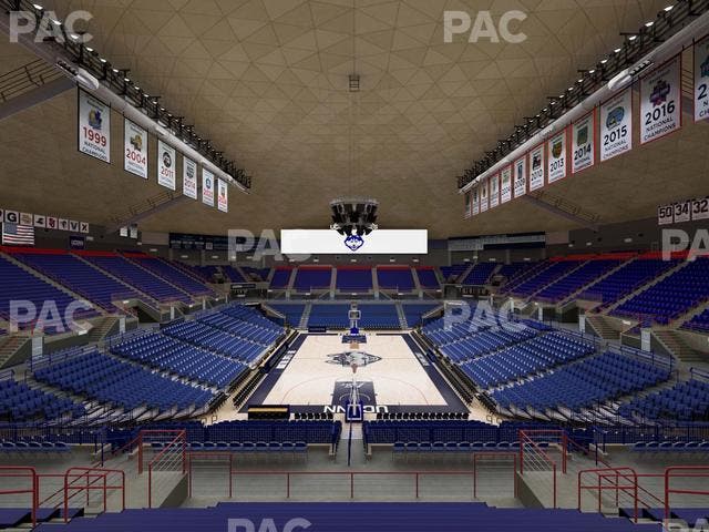 Gampel Pavilion - Section 215 Seat View
