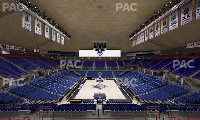 Gampel Pavilion - Section 215 Seat View