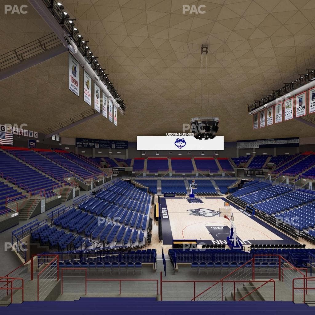 Gampel Pavilion - Section 216 Seat View