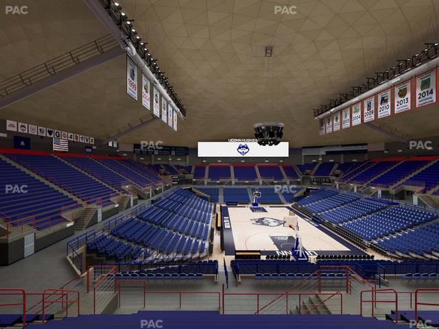 Gampel Pavilion - Section 216 Seat View