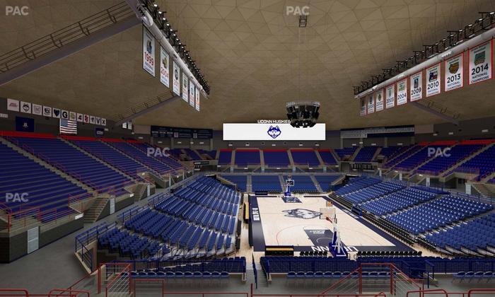 Gampel Pavilion - Section 216 Seat View