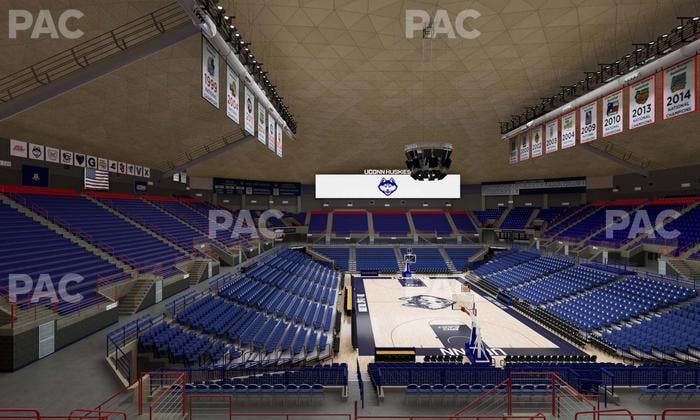 Gampel Pavilion - Section 216 Seat View