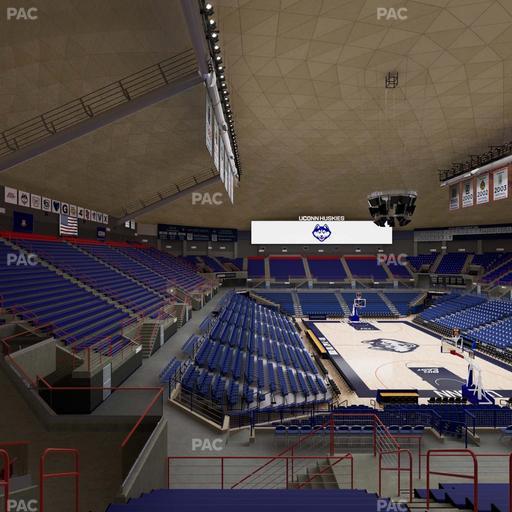 Gampel Pavilion - Section 217 Seat View