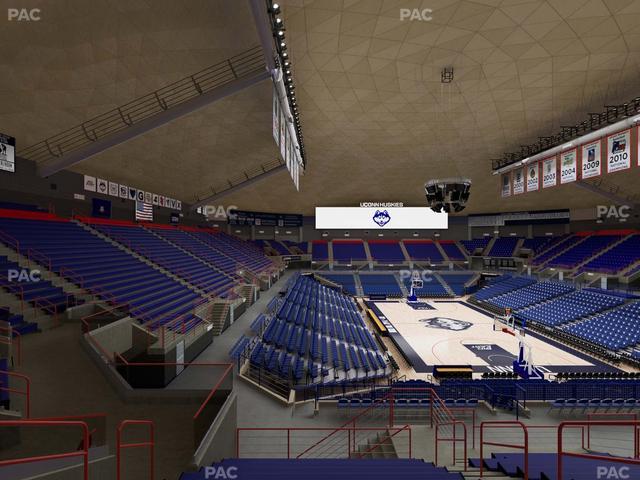 Gampel Pavilion - Section 217 Seat View