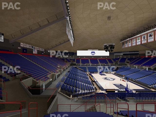 Gampel Pavilion - Section 217 Seat View